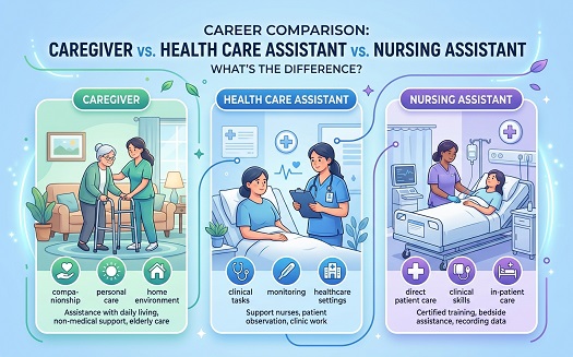 Caregiver vs. Health Care Assistant vs. Nursing Assistant: What's the Difference?